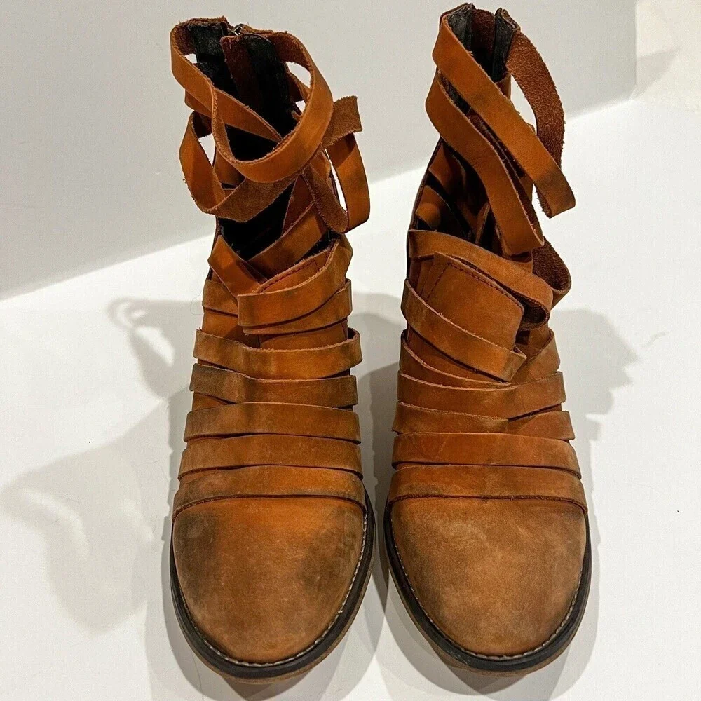 Free People Hybrid Strappy Boot (EU 40) cognac - Picture 8 of 12